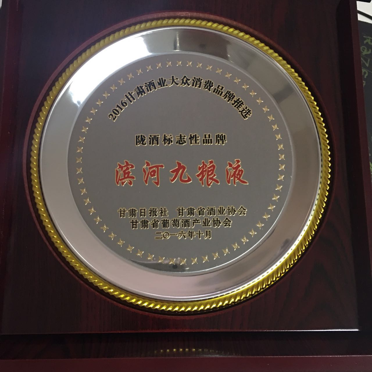 234-2016年甘肃酒业大众消费品牌推选陇酒标志性品牌滨河九粮液.jpg