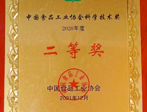 2020年度食品工业协会科学技术奖奖牌